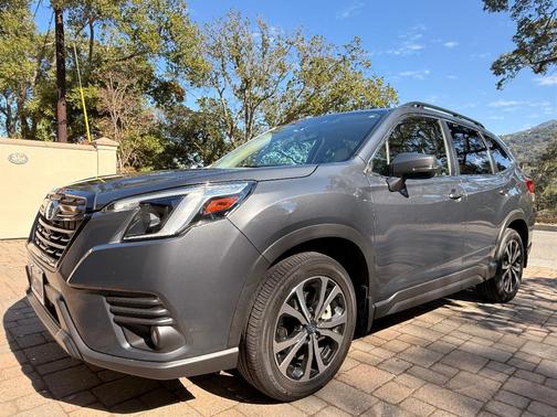 Gray 2022 Subaru Forester Limited