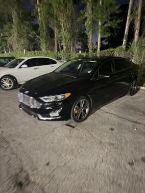 Black 2019 Ford Fusion Titanium