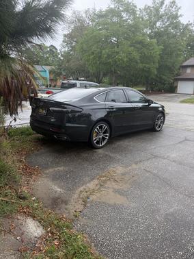 Black 2019 Ford Fusion Titanium