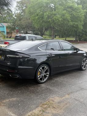 Black 2019 Ford Fusion Titanium