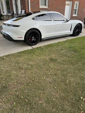 White 2021 Porsche Taycan Taycan 4S