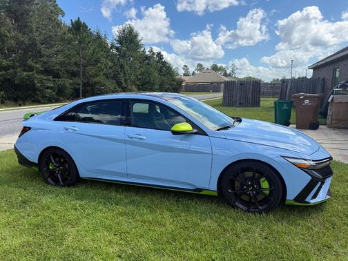 Blue 2025 Hyundai ELANTRA N Base