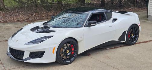 White 2020 Lotus Evora GT RWD