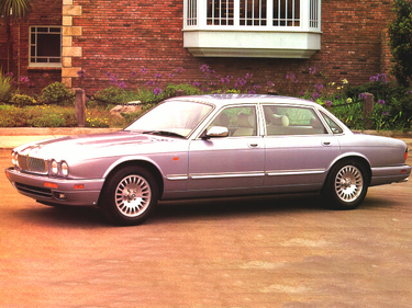 side view of 1996 Vanden Plas Jaguar
