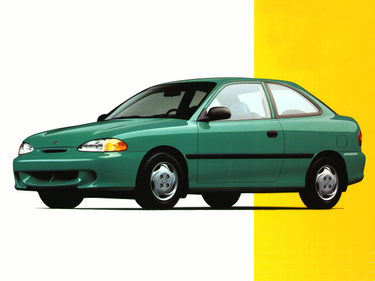 side view of 1996 Accent Hyundai