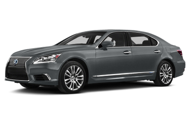 side view of 2015 LS 600h L Lexus