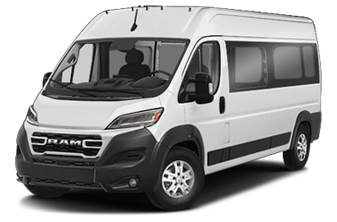 side view of 2026 ProMaster 2500 Window Van RAM