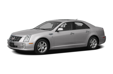 side view of 2008 STS Cadillac