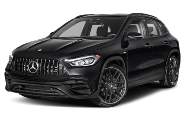 side view of 2021 AMG GLA 45 Mercedes-Benz