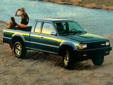 side view of 1992 B2600 Mazda