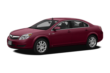 side view of 2008 Aura Green Line Saturn