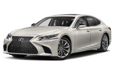 side view of 2020 LS 500h Lexus