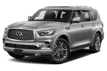 side view of 2021 QX80 INFINITI