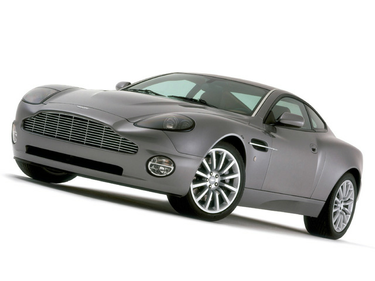 side view of 2004 V12 Vanquish Aston Martin
