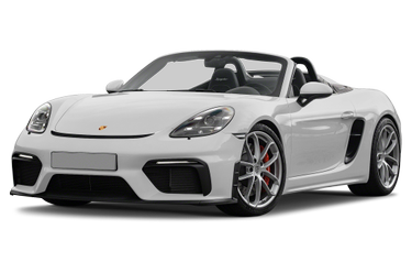 side view of 2023 718 Spyder Porsche