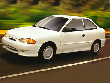 side view of 1995 Accent Hyundai