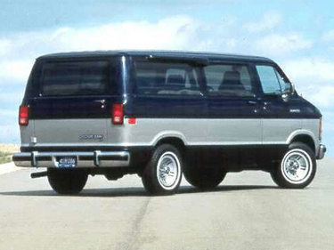side view of 1992 Ram Wagon Dodge