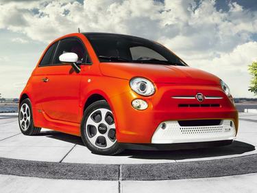 side view of 2013 500e FIAT
