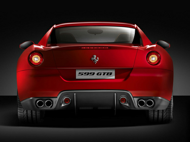 side view of 2007 599 GTB Fiorano Ferrari