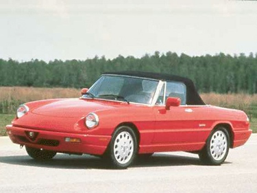 side view of 1993 Spider Alfa Romeo
