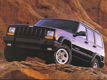 side view of 1998 Cherokee Jeep