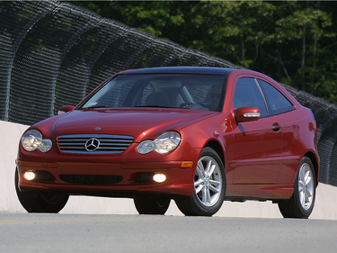 side view of 2002 C-Class Mercedes-Benz