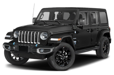 side view of 2023 Wrangler 4xe Jeep