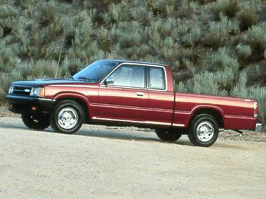 side view of 1992 B2200 Mazda