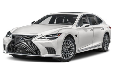 side view of 2024 LS 500h Lexus
