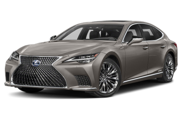 side view of 2021 LS 500h Lexus