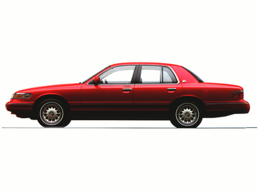side view of 1996 Grand Marquis Mercury