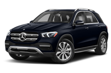 side view of 2021 GLE 450 Mercedes-Benz