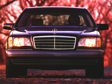 side view of 1996 S-Class Mercedes-Benz