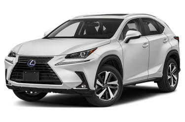 side view of 2021 NX 300h Lexus
