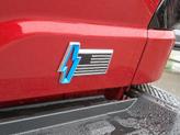 Thumbnail of 2025 Rapid Red Metallic Tinted Clearcoat Ford F-150 Lightning