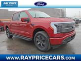 Photo of 2025 Rapid Red Metallic Tinted Clearcoat Ford F-150 Lightning