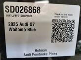 Thumbnail of 2025 Waitomo Blue Metallic Audi Q7