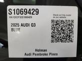 Thumbnail of 2025 Navarra Blue Metallic Audi Q3