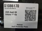 Thumbnail of 2025 Arkona White Audi Q3