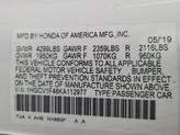 Thumbnail of 2019 Platinum White Pearl Honda Accord