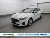 Photo of 2019 White Ford Fusion Hybrid