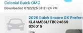 Thumbnail of 2026 Summit White Buick Encore GX