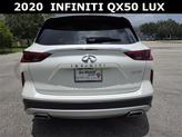 Thumbnail of 2020 Majestic White INFINITI QX50