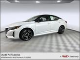 Photo of 2024 Aspen White Tricoat/Super Black Nissan Sentra