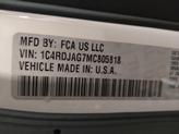 Thumbnail of 2021 White Knuckle Clearcoat Dodge Durango