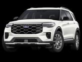 Photo of 2025 Star White Metallic Tri-Coat Ford Explorer
