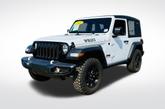 Thumbnail of 2021 Bright White Clearcoat Jeep Wrangler