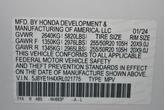Thumbnail of 2024 Platinum White Pearl Acura MDX