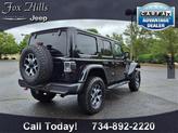 Thumbnail of 2022 Black Clearcoat Jeep Wrangler Unlimited