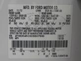 Thumbnail of 2013 White Platinum Clearcoat Metallic Ford Edge